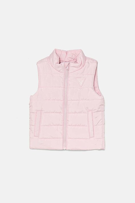 Guess vesta copii culoarea roz, H4YT01 WCFM0