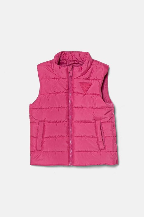 Guess vesta copii culoarea roz, H4YT01 WCFM0