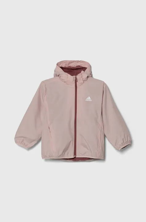 adidas kurtka dziecięca LK UTILITYKT kolor różowy IW0549