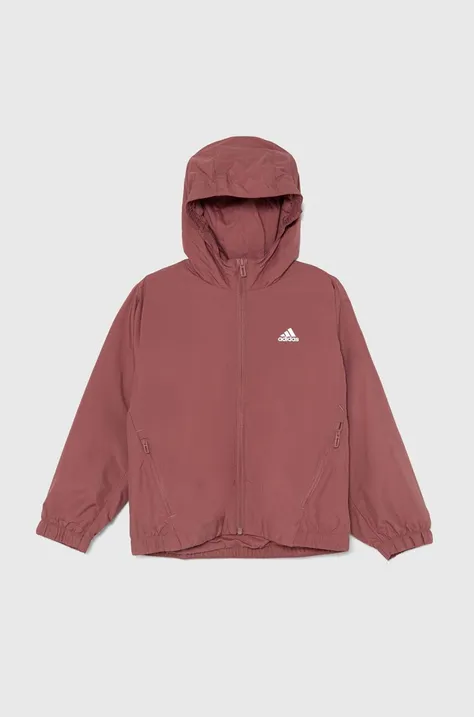 Dječja jakna adidas J UTILITYKT boja: ružičasta, IX3305