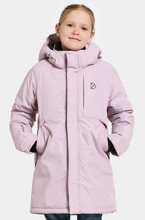 Детска парка Didriksons PORFYR KIDS PARKA в лилаво 505389