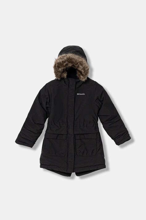 Columbia parka dziecięca kolor czarny 2090241