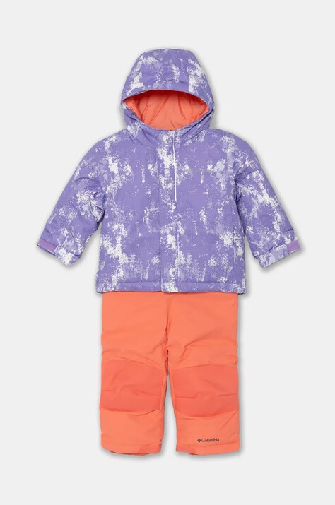 Columbia kurtka i kombinezon niemowlęcy Buga Set kolor pomarańczowy 2088902
