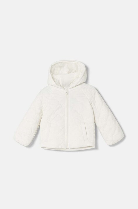 United Colors of Benetton geaca copii culoarea alb, 2MJAGN031