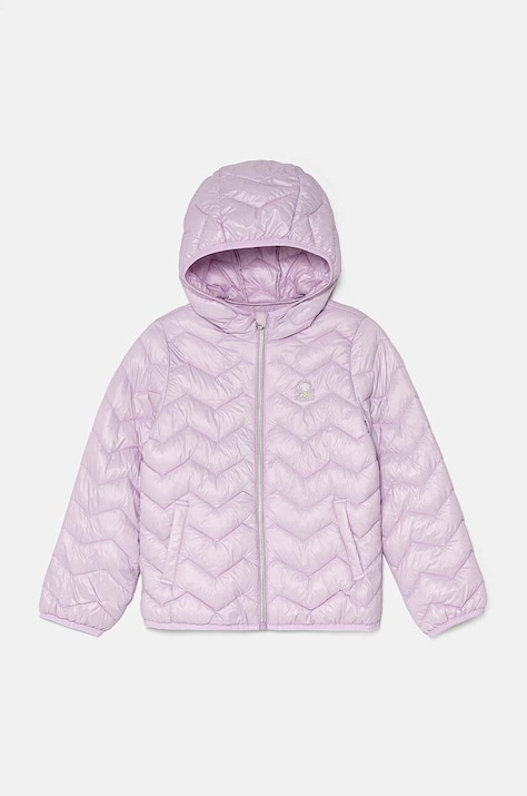 United Colors of Benetton giacca per bambini colore violetto 21INCN04U