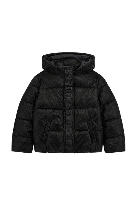 Dětská bunda Guess černá barva, J4BL02 WGIW0