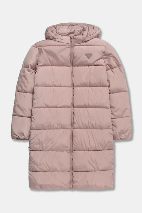 Παιδικό μπουφάν Guess χρώμα: ροζ, J4BL27 WB240