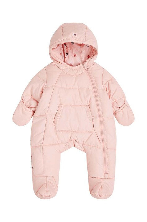Комбинезон для младенцев Tommy Hilfiger цвет розовый KN0KN01908