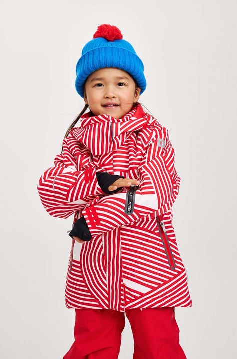 Reima kurtka narciarska dziecięca Kiiruna kolor czerwony 5100084B