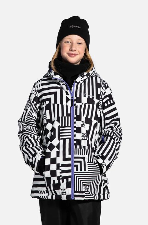 Lemon Explore geaca de schi pentru copii culoarea negru, OUTERWEAR SNOW&SKI GIRL