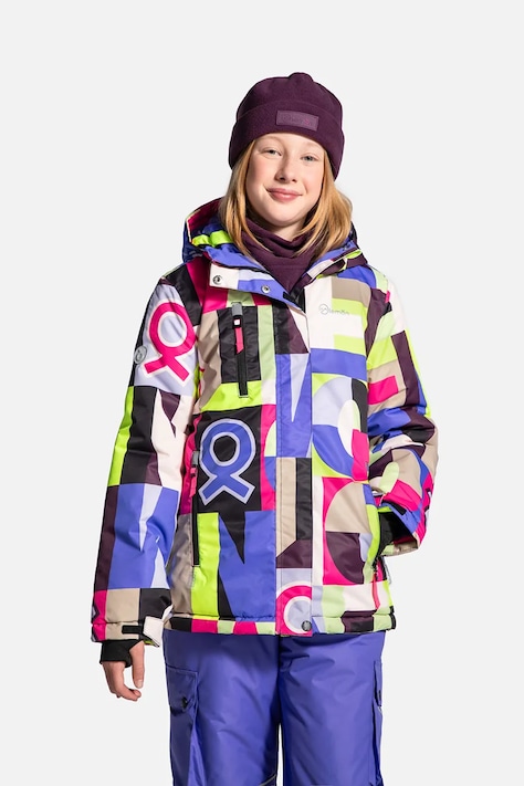 Lemon Explore kurtka narciarska dziecięca kolor fioletowy OUTERWEAR SNOW&SKI GIRL
