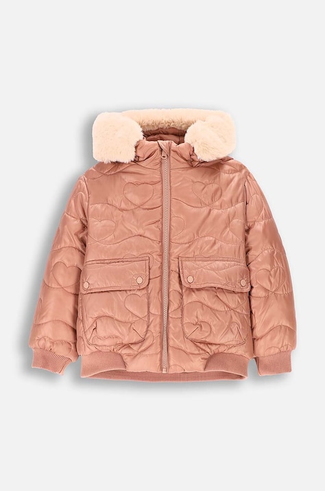 Coccodrillo geacă copii culoarea roz, OUTERWEAR GIRL KIDS