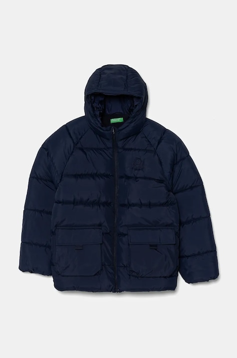 Детская куртка United Colors of Benetton цвет синий 2WU0CN052