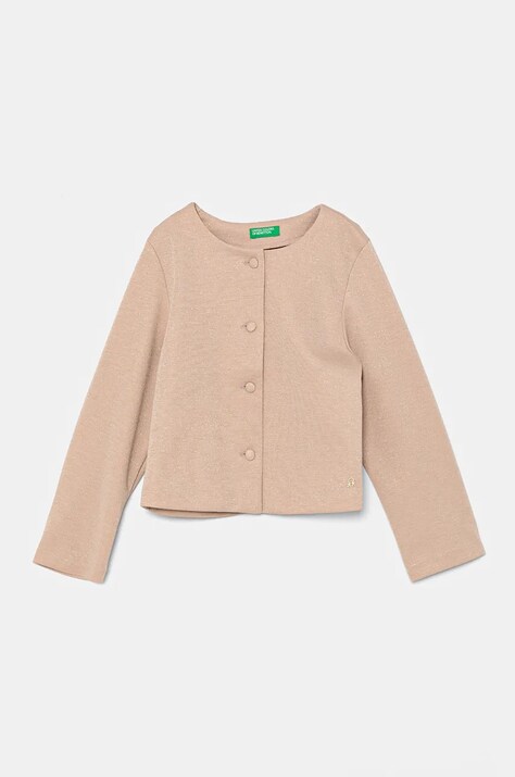 United Colors of Benetton cardigan per bambini colore rosa 2SQBGN03F