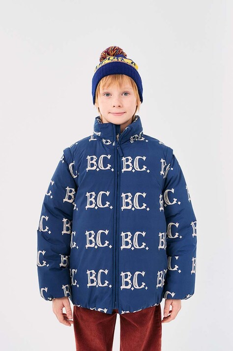 Dječja jakna Bobo Choses boja: tamno plava, 224AC130