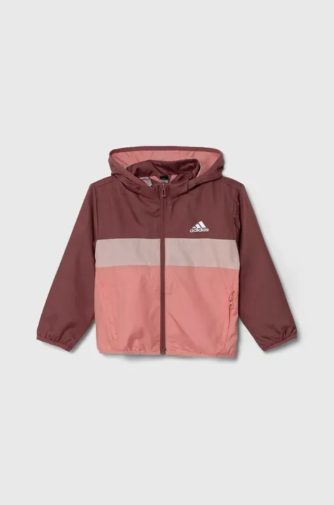 Dječja jakna adidas LK TIBERIO WB boja: ružičasta, IV9515