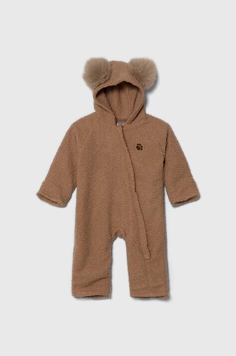 Jamiks combinezon bebe ALLAM IIA culoarea maro, JZH093