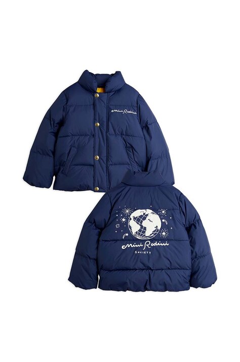 Детская куртка Mini Rodini цвет синий 2471014260