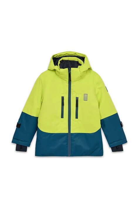 Lego kurtka narciarska dziecięca LWJAD 806 kolor zielony 11010839
