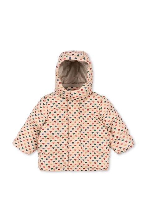 Детско яке Konges Sløjd ACE RAIN JACKET в бежово KS101200