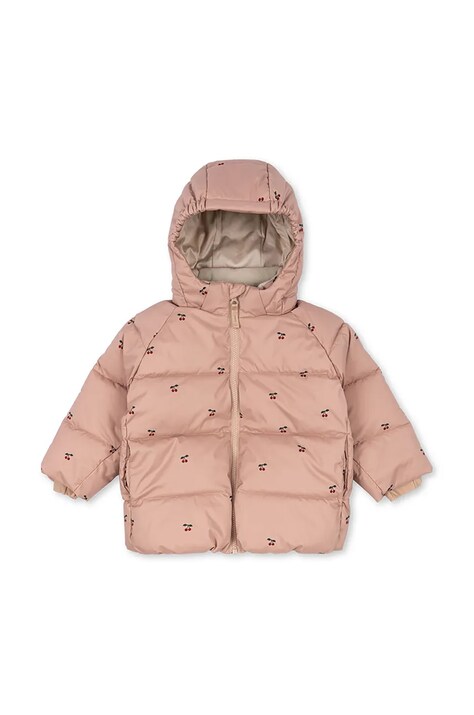 Konges Sløjd geaca copii NUKA JACKET GRS culoarea portocaliu, KS101204