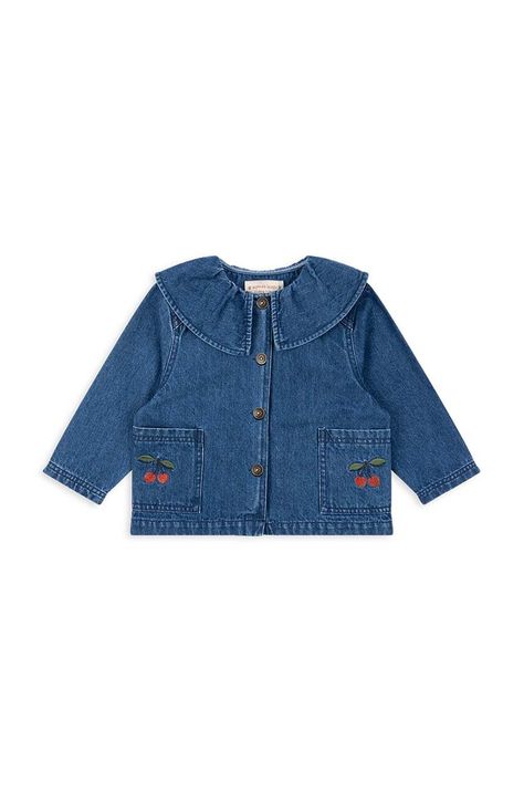 Детско дънково яке Konges Sløjd MAGOT DENIM SHIRT GOTS в синьо KS101582