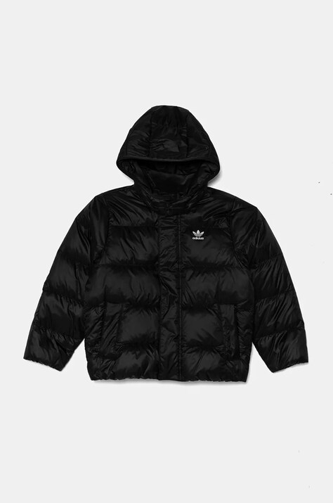 Дитяча пухова куртка adidas Originals DOWNACKET ELO — AW24-KUK03L, чорний — фото 2