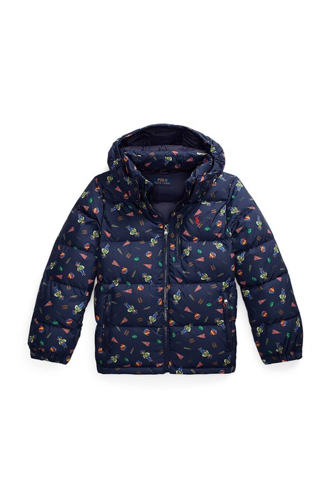 Polo Ralph Lauren geaca copii culoarea albastru marin, 323947643001