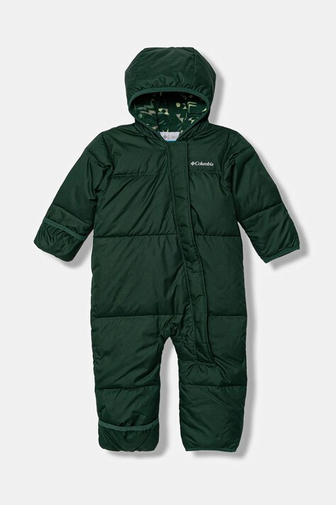 Columbia kombinezon puchowy niemowlęcy Snuggly Bunny Bunting kolor zielony 2088791
