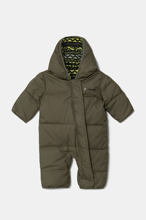 Columbia salopeta din puf pentru bebelusi Snuggly Bunny Bunting culoarea verde, 2088791