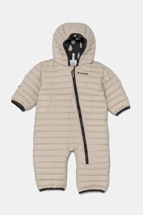 Ολόσωμη φόρμα μωρού Columbia Powder Lite Reversible Bunting χρώμα: μπεζ, 2088751