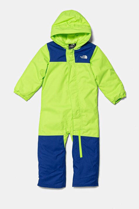 The North Face combinezon bebe BABFREEDOM SNOW SUIT culoarea verde, NF0A7UNAD6S1