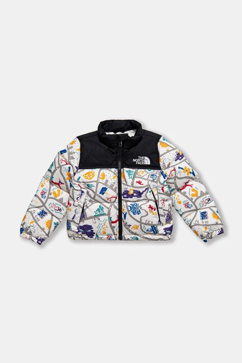 The North Face geaca de puf pentru copii KID 1996 RETRO NUPTSE JACKET culoarea bej, NF0A82TS4FO1