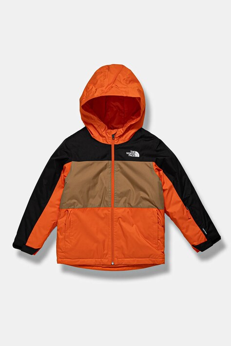 Dětská lyžařská bunda The North Face FREEDOM INSULATED JACKET oranžová barva, NF0A88TZ1OP1