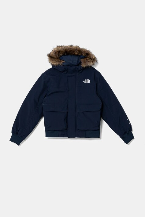 The North Face geaca de puf pentru copii MCMURDO HOODED JACKET culoarea albastru marin, NF0A88V38K21
