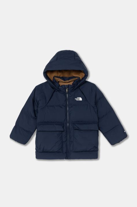 Παιδικό μπουφάν με πούπουλα The North Face NORTH DOWN FLEECE LINED PARKA χρώμα: ναυτικό μπλε, NF0A88VF8K21