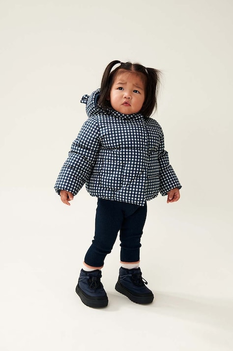 Jakna za dojenčka Liewood Giovanna Jacket mornarsko modra barva, LW19144