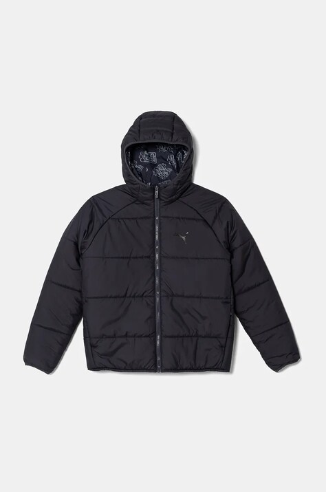 Παιδικό μπουφάν Puma Reversible ffer Jacket χρώμα: γκρι, 682833