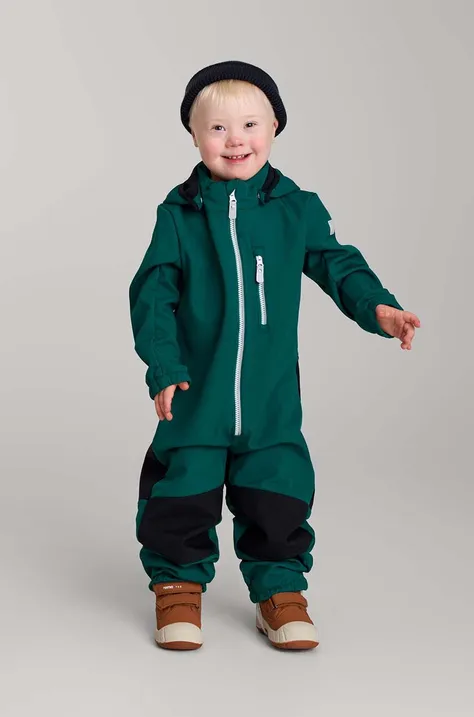 Παιδική ολόσωμη φόρμα Reima Nurmes χρώμα: πράσινο, 5100007A