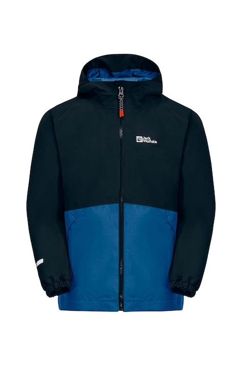 Dětská bunda Jack Wolfskin modrá barva, 1610081