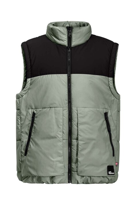 Детская безрукавка Jack Wolfskin цвет зелёный 1610211