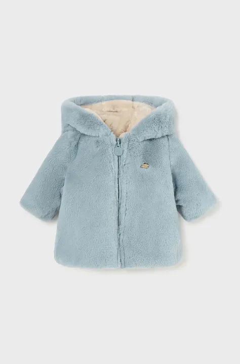 Mayoral Newborn kurtka dwustronna niemowlęca kolor niebieski 2449