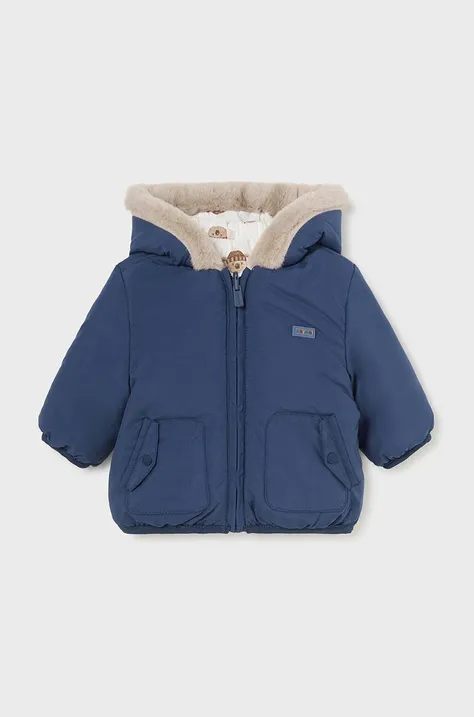 Двостороння дитяча куртка Mayoral Newborn колір синій 2457