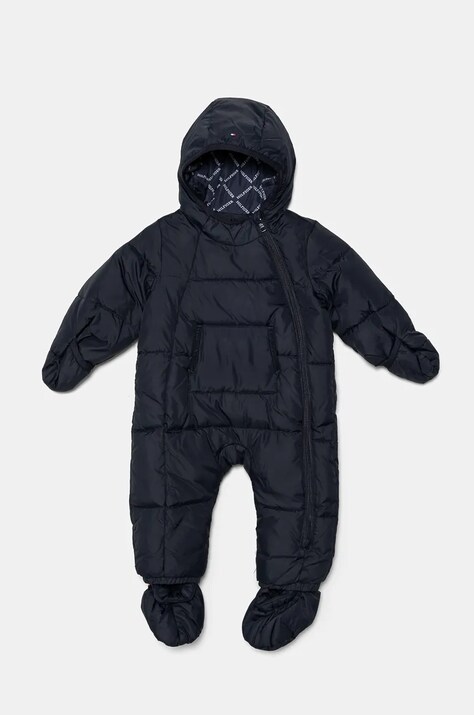 Tommy Hilfiger combinezon bebe culoarea albastru marin, KN0KN01908