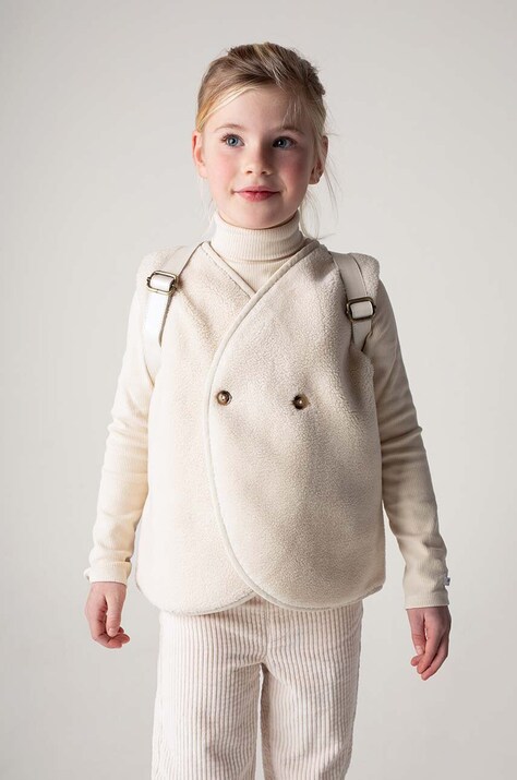 Donsje vesta copii Monty Gilet culoarea bej, 4044300