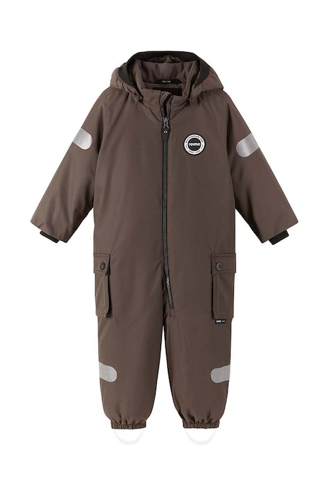 Detský zimný overal Reima Marte hnedá farba, 5100120B