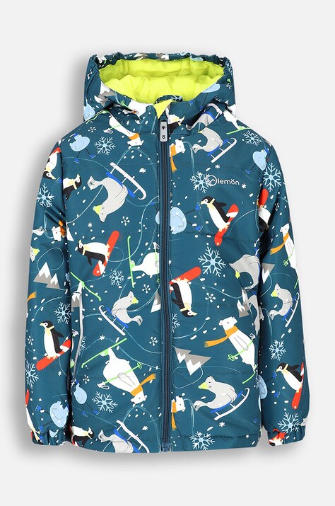 Dětská lyžařská bunda Lemon Explore tmavomodrá barva, OUTERWEAR SNOW&SKI BOY
