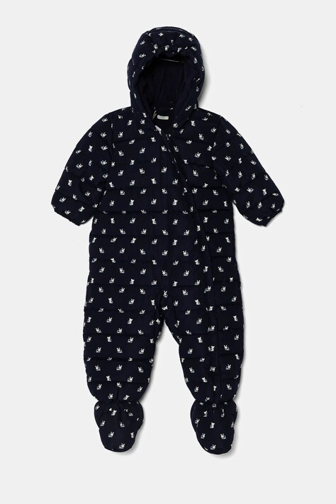 United Colors of Benetton combinezon bebe culoarea albastru marin, 2UWJAT002