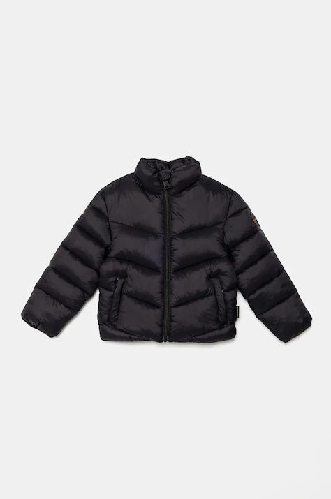 Napapijri geaca copii A-CARREL culoarea negru, NP0A4HYE0411