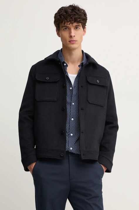 Liu Jo giacca in lana colore blu navy QF4186 T2637